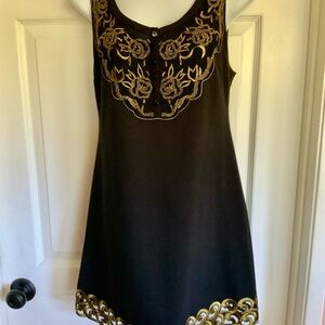 FREE PEOPLE..embroidery dress